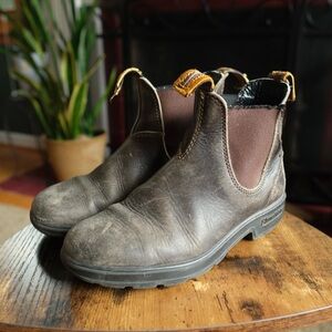 SOLD Blundstone 500 Rustic Brown Leather Chelsea Boots Women’s US6.5 AU/UK3.5